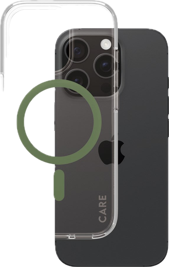 PanzerGlass CARE Urban Combat iPhone 16 Pro hoesje groen