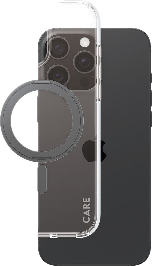 PanzerGlass CARE met kickstand iPhone 16 Pro Max hoesje zwart