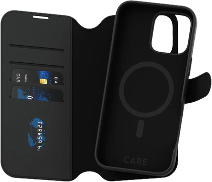 PanzerGlass CARE 2 in 1 Wallet iPhone 16 Pro Max hoesje zwart 