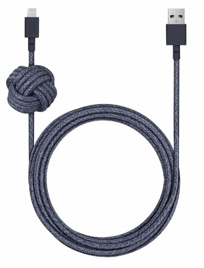 Native Union Night Lightning kabel Indidgo