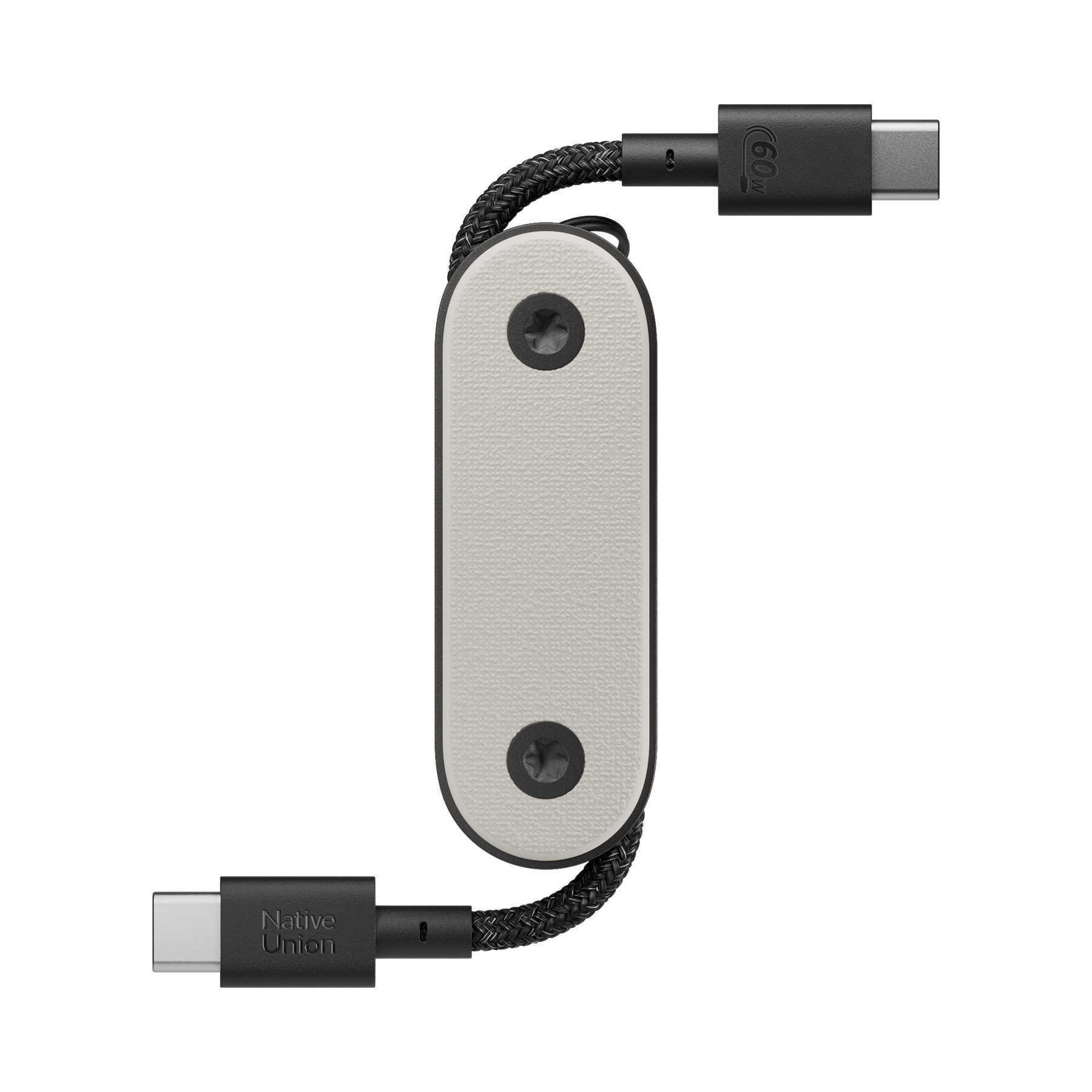 Native Union Pocket USB-C naar USB-C kabel stone