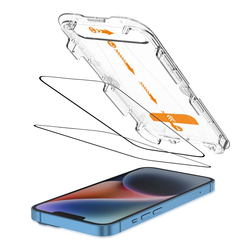 TechProtection Quick iPhone 16e / 14 / 13 / 13 Pro glazen screenprotector 2 pack