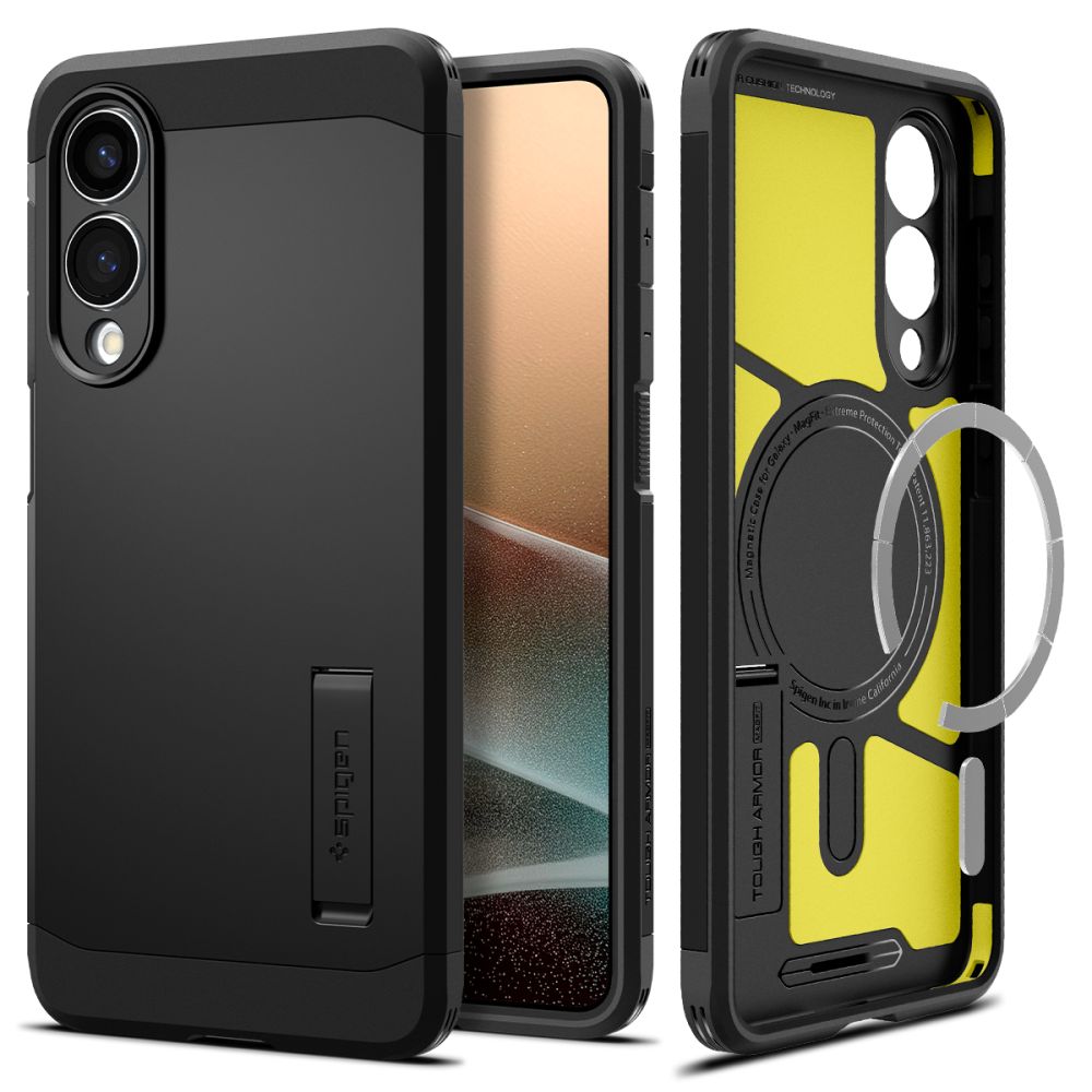 Spigen Tough Armor Galaxy S25 Edge hoesje zwart