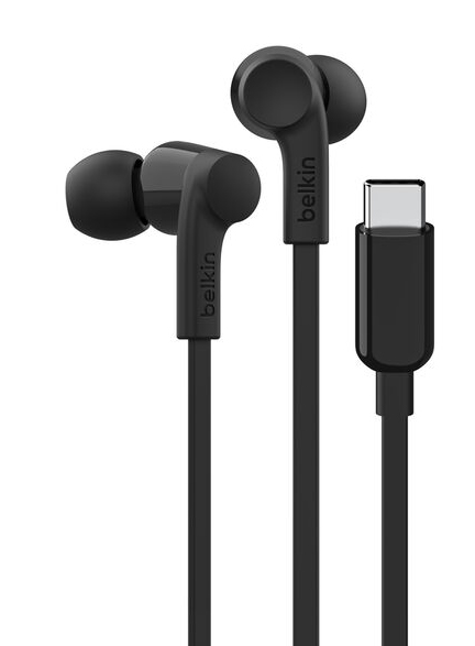 Belkin SoundForm bedrade USB-C-oordopjes zwart