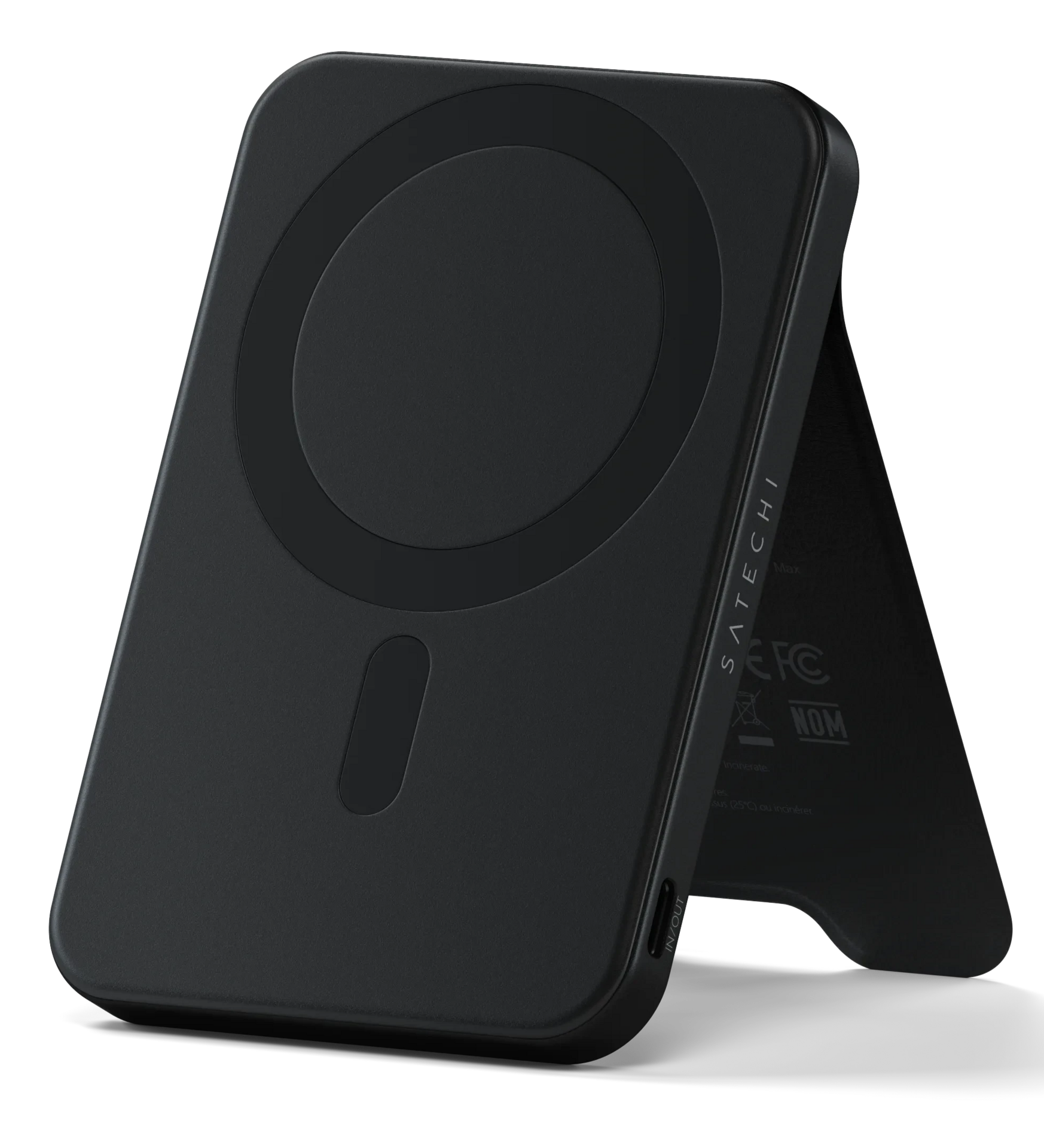 Satechi On-the-Go MagSafe powerbank 5000 mAh met stand zwart