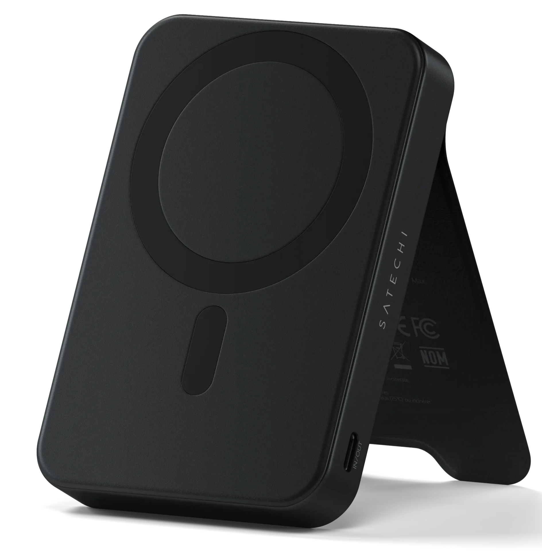 Satechi On-the-Go MagSafe powerbank 10000 mAh met stand zwart