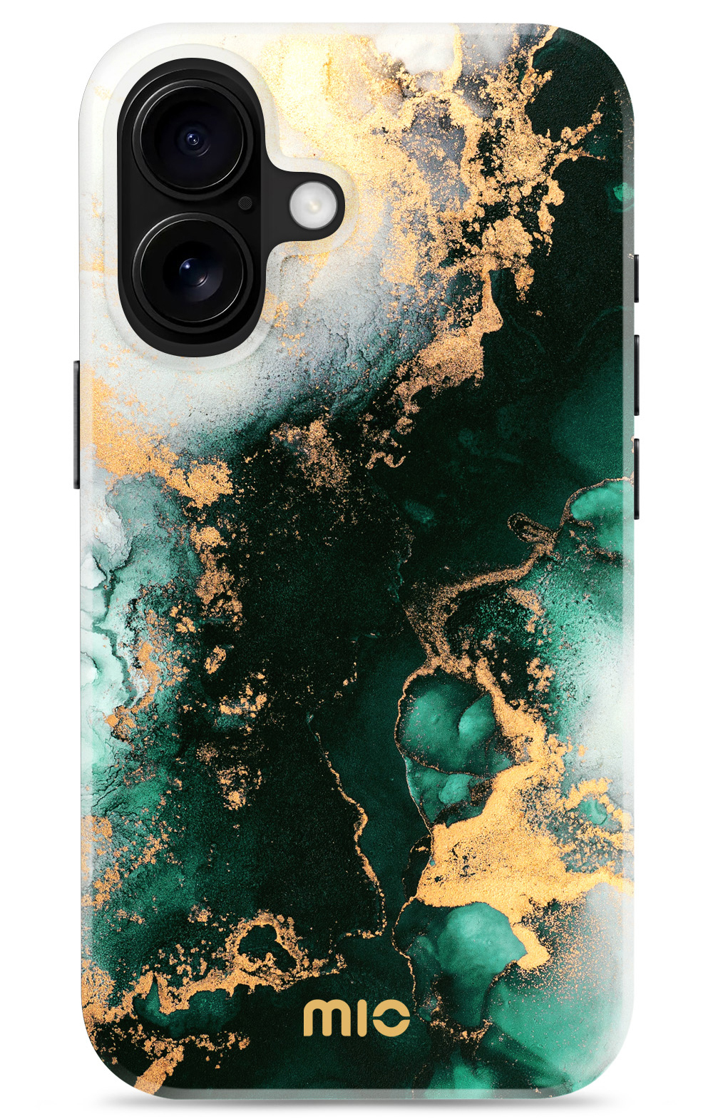 MIO MagSafe iPhone 16 hoesje Green Marble