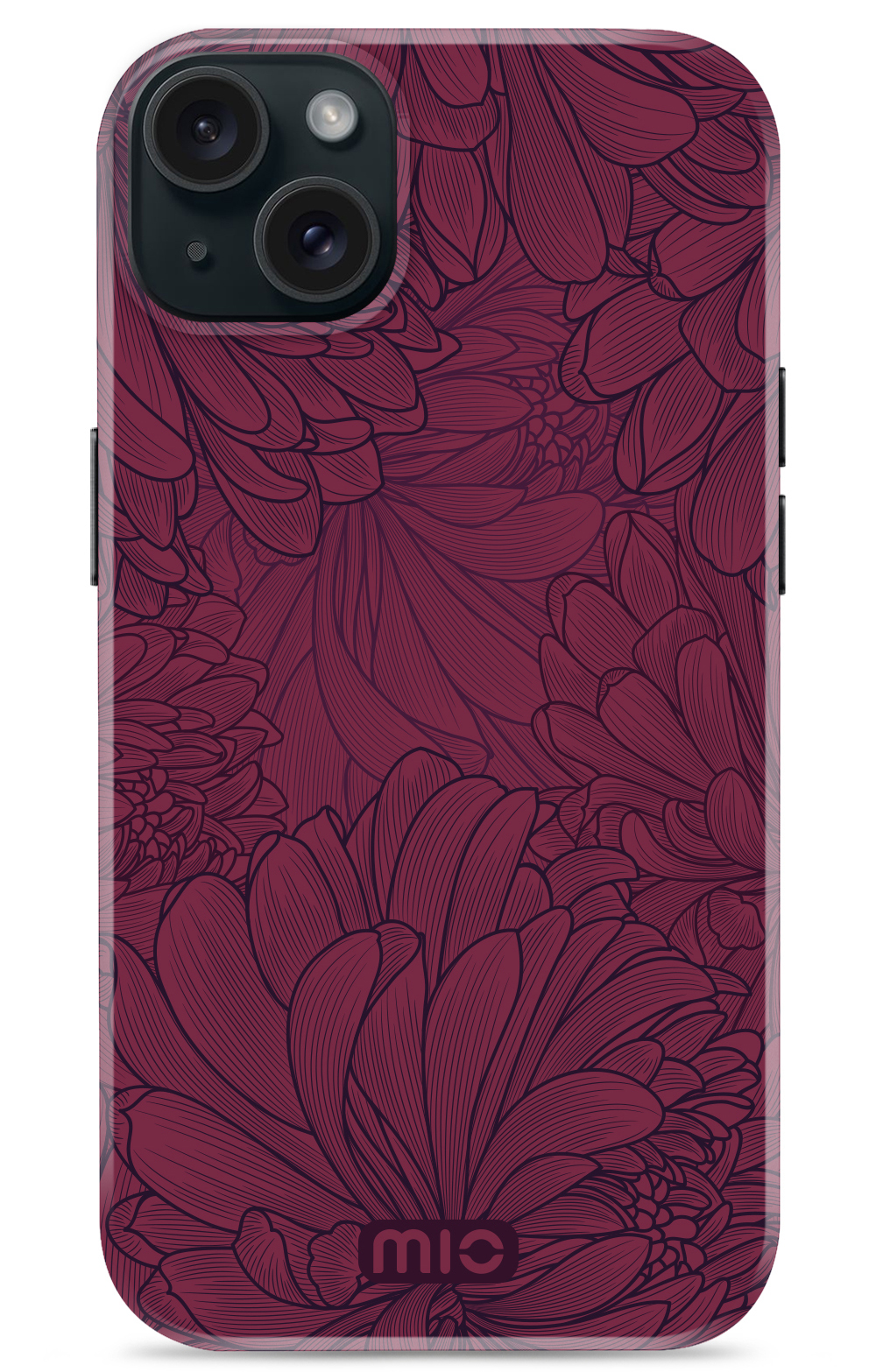 MIO MagSafe iPhone 15 / 14 / 13 hoesje Berry Blooms