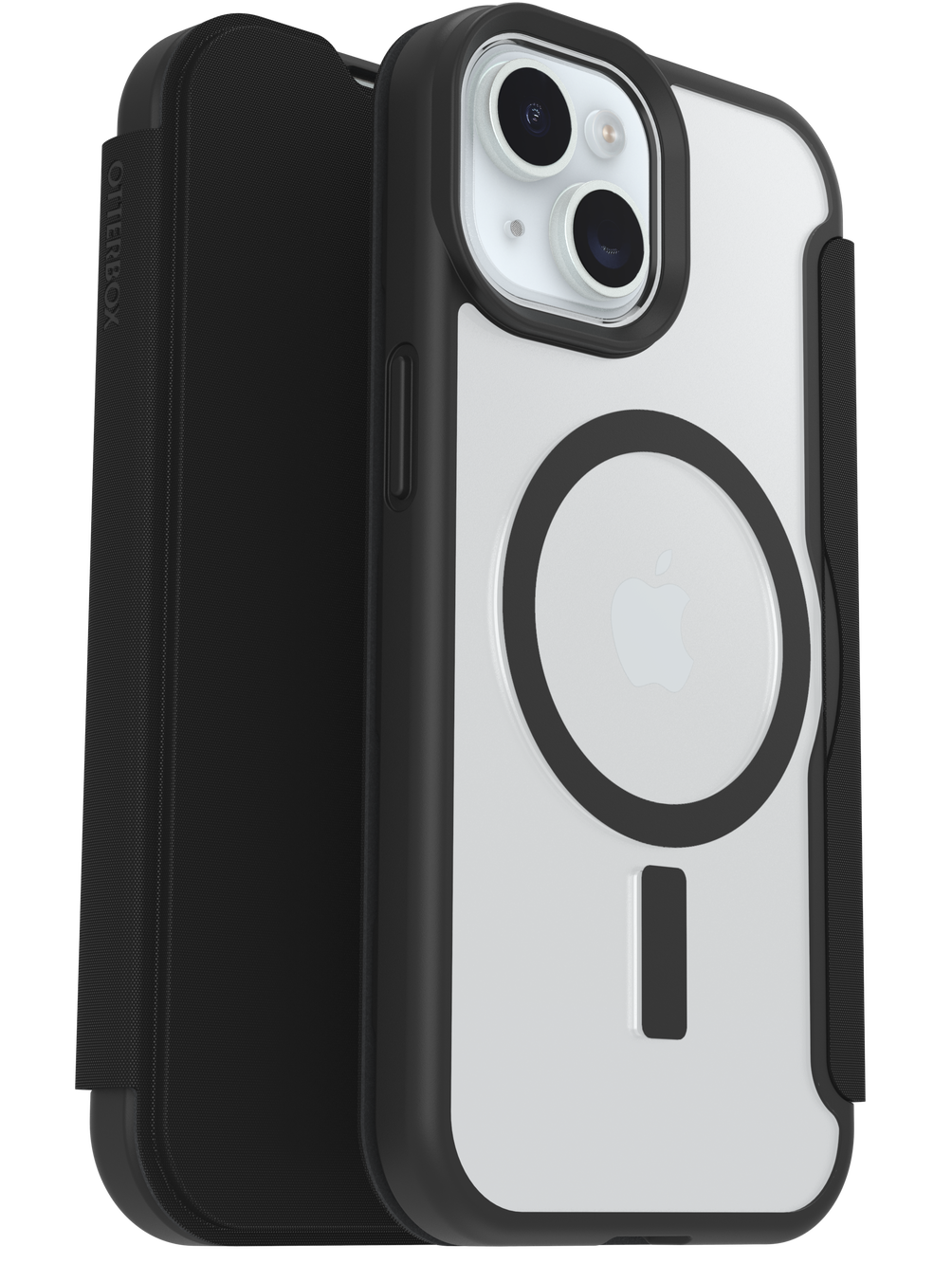 Otterbox React Folio iPhone 17e / 16e / iPhone 15 / 14 / 13 hoesje zwart