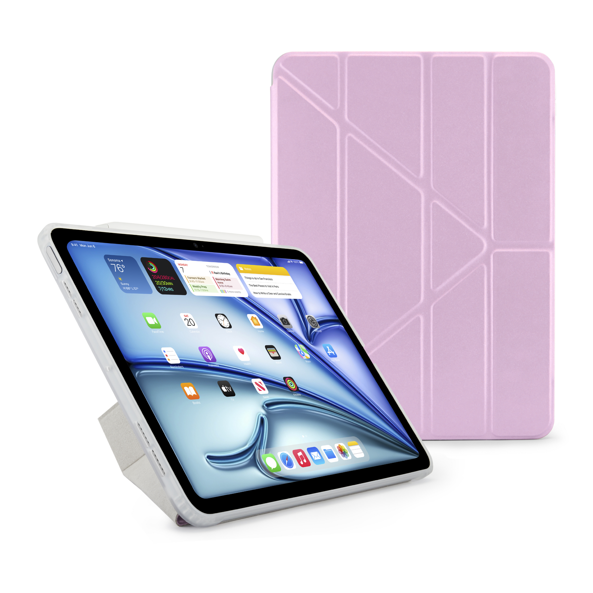 Pipetto Origami iPad Air 2025 / 2024 13 inch hoesje paars