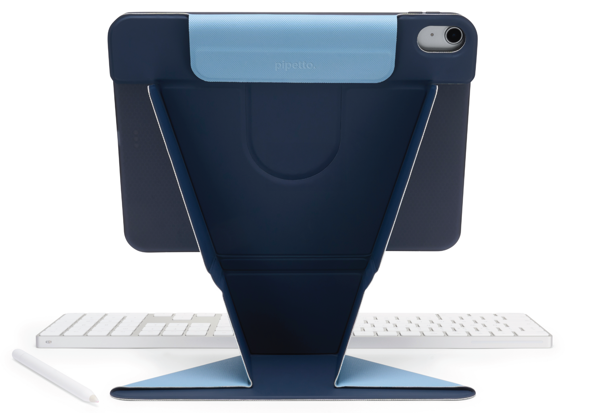 Pipetto Origami Stand iPad Air 11 inch hoesje blauwPipetto Origami Stand iPad Air 11 inch hoesje blauw