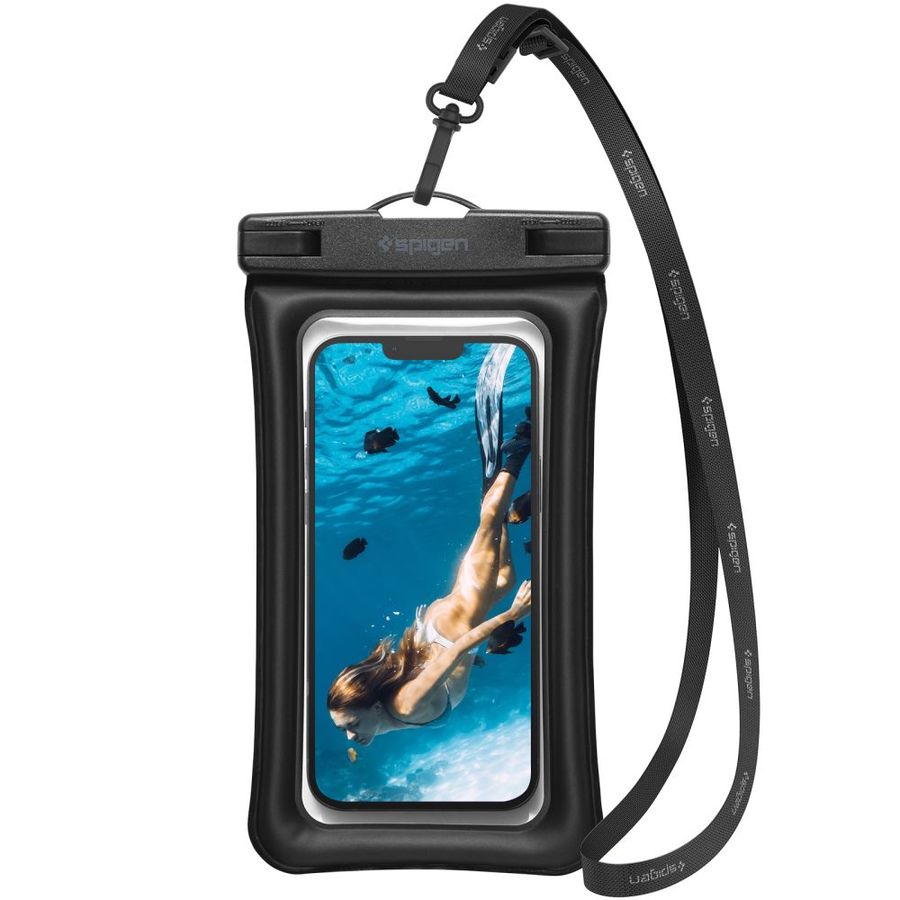 Spigen A610 Universeel waterdicht hoesje zwart