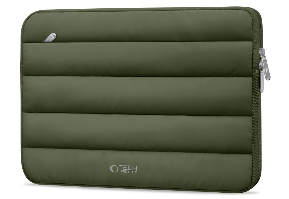 TechProtection Fluffy MacBook 15 / 16 inch sleeve groen