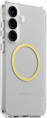 PanzerGlass CARE Urban Combat MagSafe Galaxy S25+ Plus hoesje doorzichtig geel