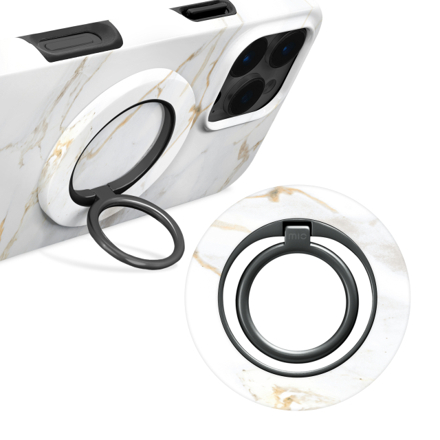 MIO Ring Holder universele MagSafe houder White Marble