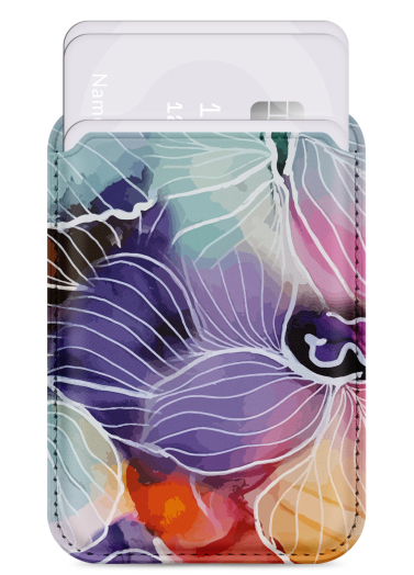 MIO Card Holder MagSafe Wallet Flowers