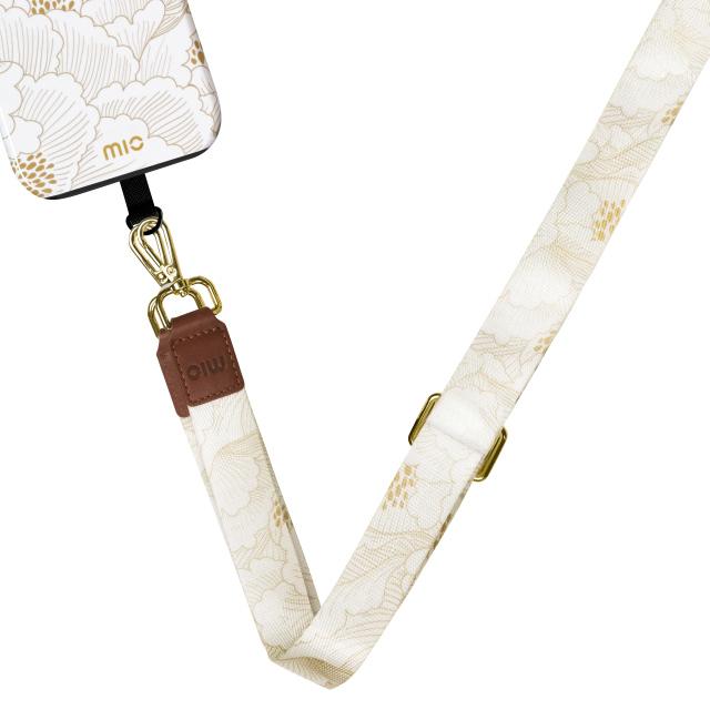 MIO Lanyard universeel draagkoord White Roses