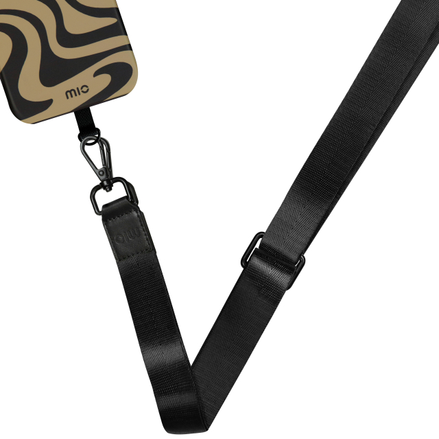 MIO Lanyard universeel draagkoord zwart