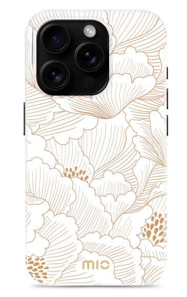 MIO MagSafe iPhone 16 Pro Max hoesje White Roses