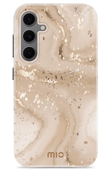 MIO MagSafe Galaxy S24FE hoesje Gold Marble