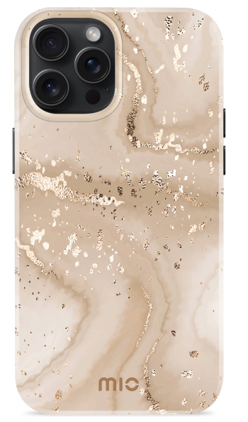 MIO MagSafe iPhone 15 Pro Max hoesje Gold Marble