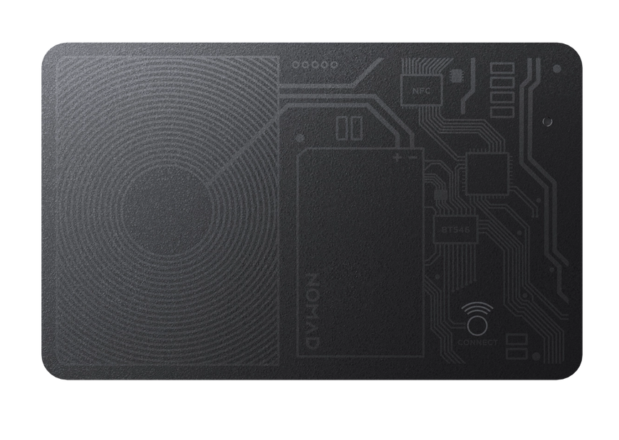 Nomad Tracking Card met Find My tracker zwart