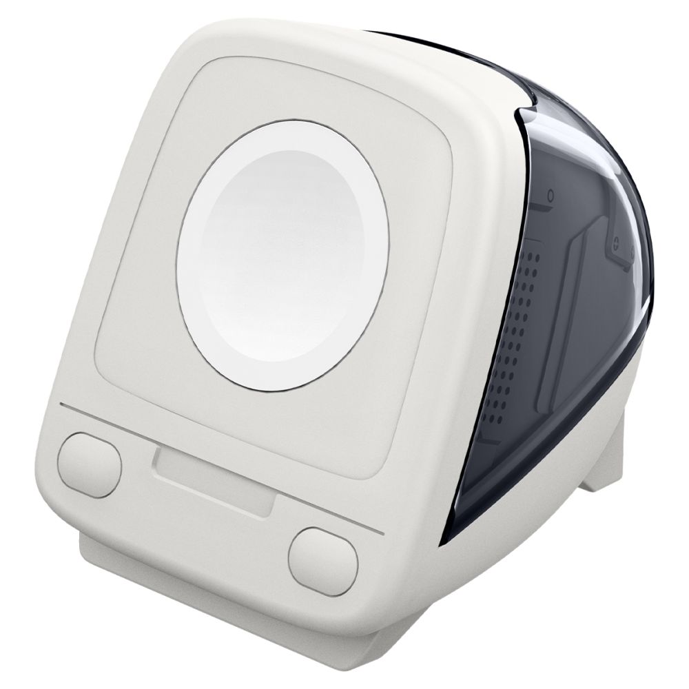 Spigen Classic C1 Charger Apple Watch oplader stand grijs