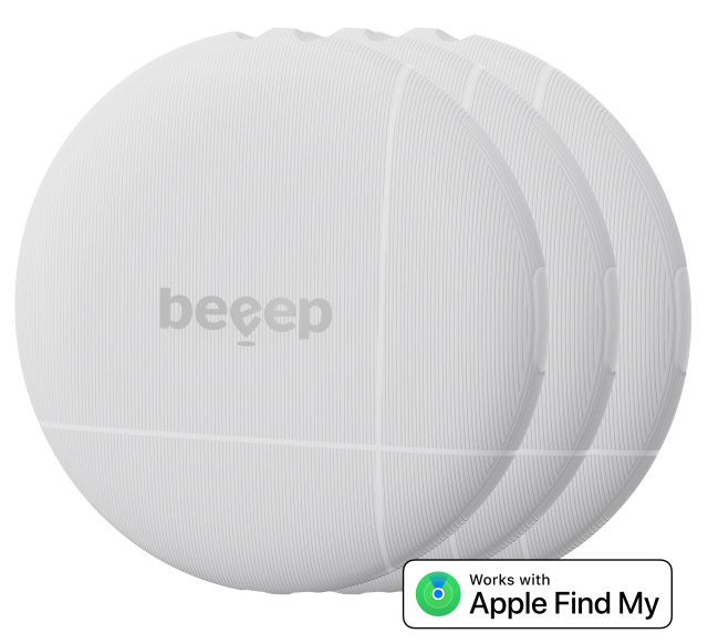 Beeep BeTag Find My Tracker 3 pack wit