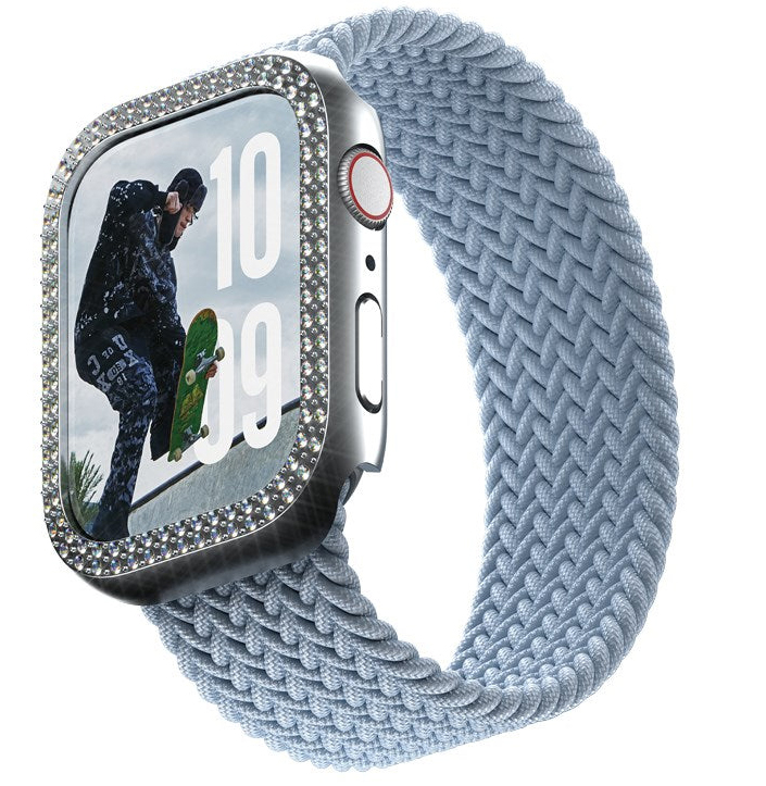 PanzerGlass Bling Bumper Apple Watch 42 mm hoesje zilver