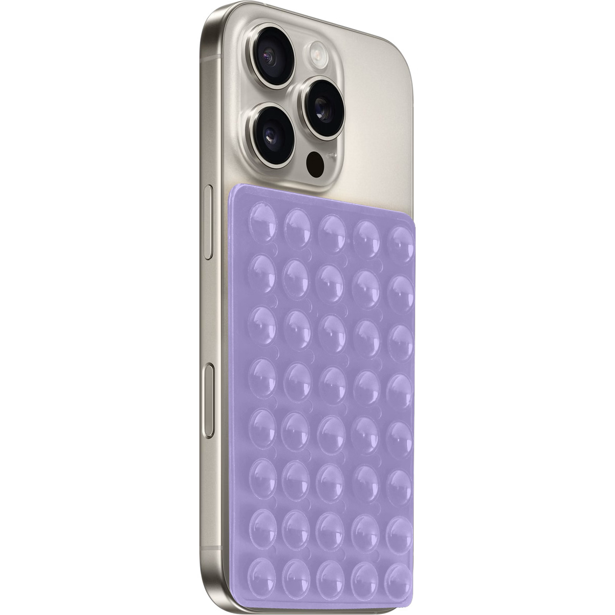 Mobiparts Sticky Pad zuignap telefoonhouder lila