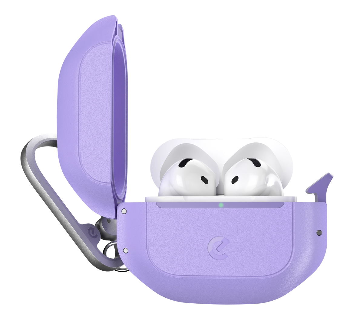 Keybudz Element AirPods Pro 4 hoesje paars