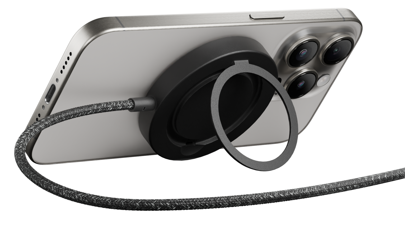 Native Union SnapStand MagSafe oplader met stand zwart