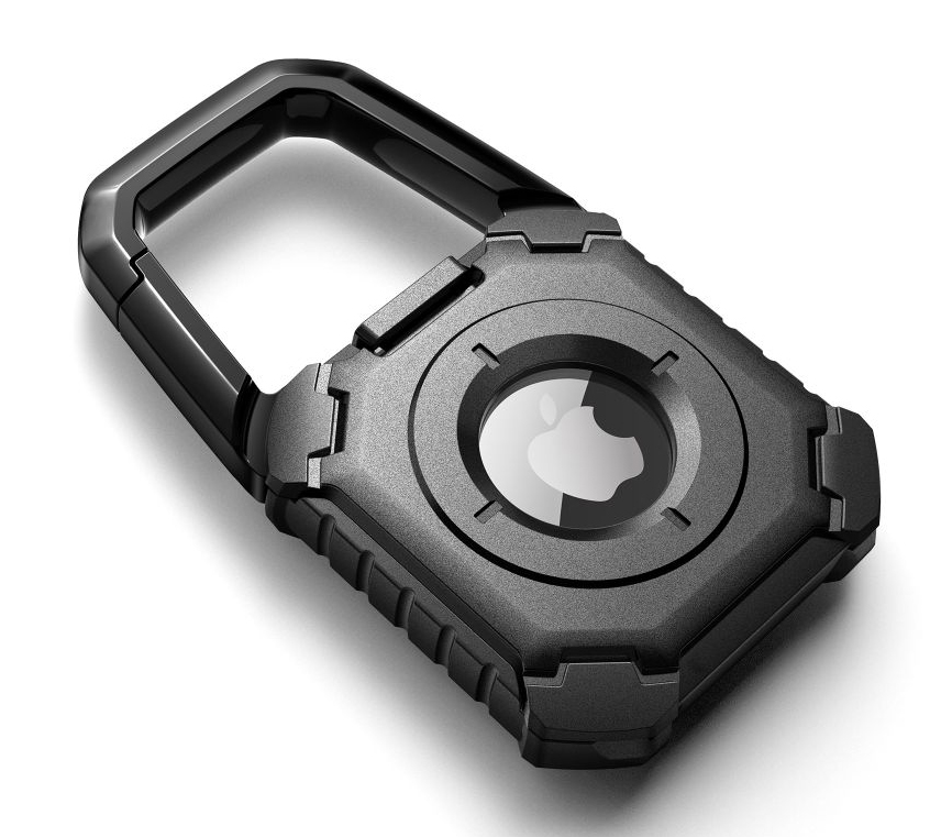 TechProtection Kevlar stevige AirTag hanger zwart