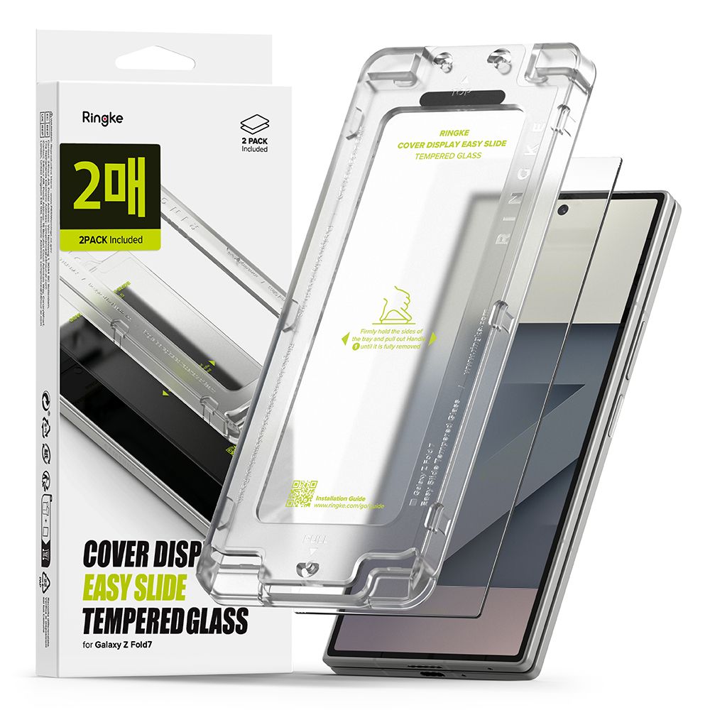 Ringke Easy Slide Galaxy Z Fold 7 screenprotectors 2 pack