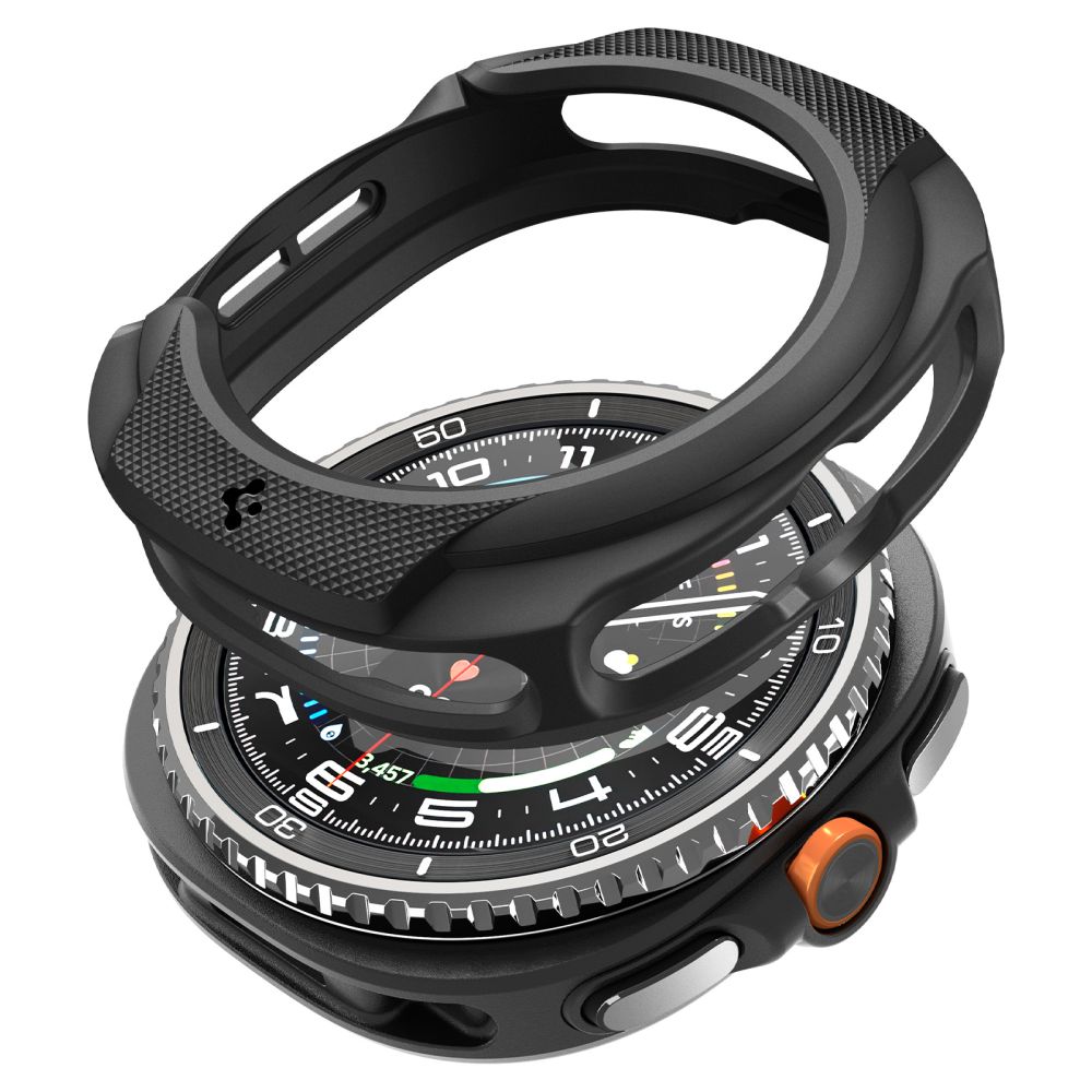 Spigen Liquid Air Galaxy Watch 8 46 mm hoesje zwart