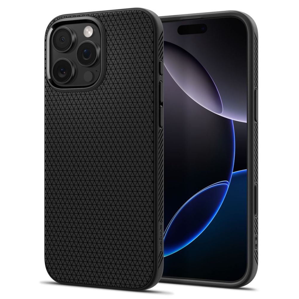 Spigen Liquid Air T iPhone 16 Pro hoesje zwart 