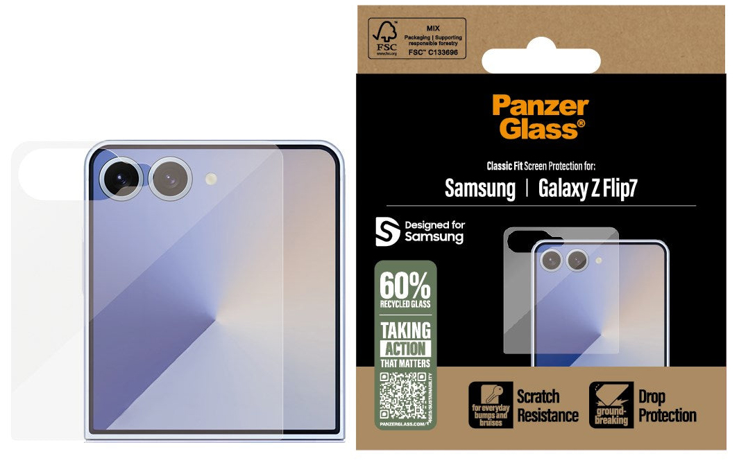PanzerGlass Classic Galaxy Z Flip 7 screenprotector