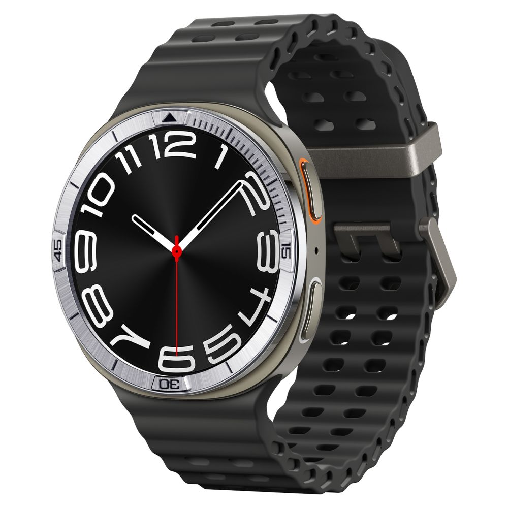 Spigen Bezel Tune Diver Galaxy Watch 8 44 mm zilver