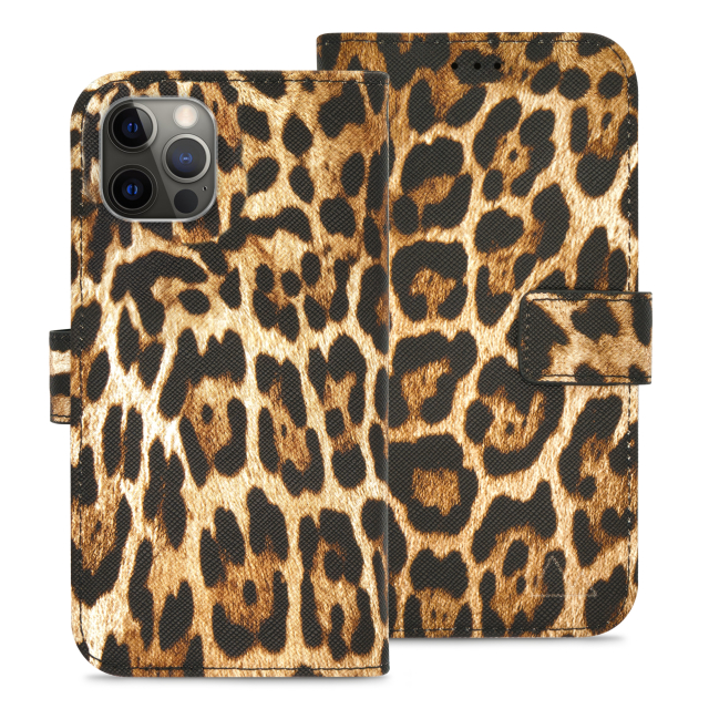 My Style Flex Wallet iPhone 12 Pro / iPhone 12 hoesje leopard