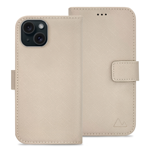 My Style Flex Wallet iPhone 15 / 14 / 13 hoesje taupe