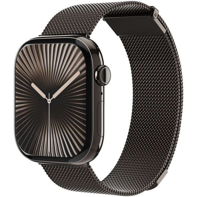 Vonmählen Milanese Loop 2 Apple Watch 49 / 46 / 45 mm bandje grijs
