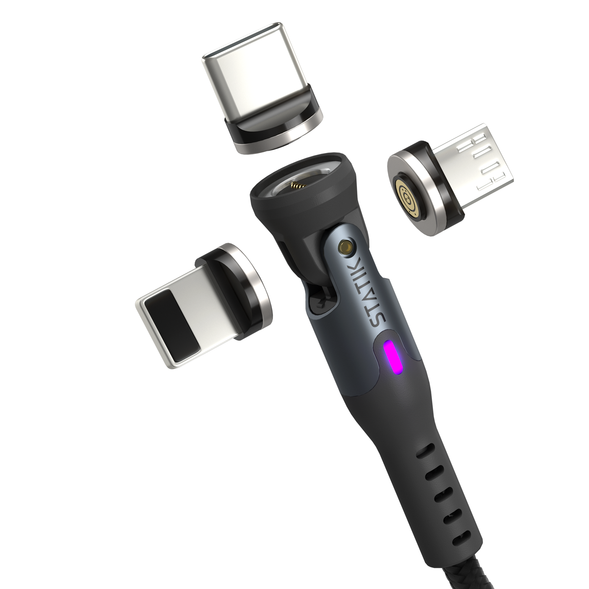 Statik 360 Pro universeel magnetische kabel 200 cm