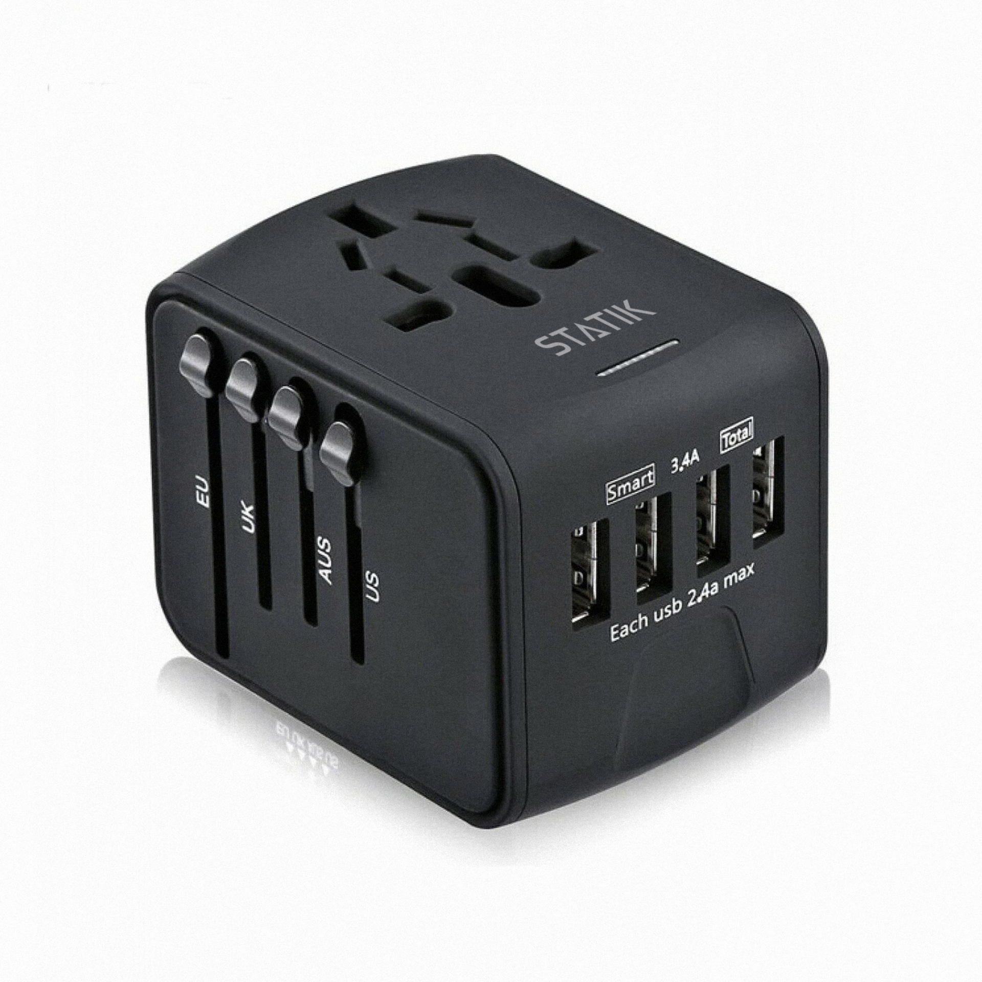 Statik GloboCharge Lite oplader 12 watt zwart