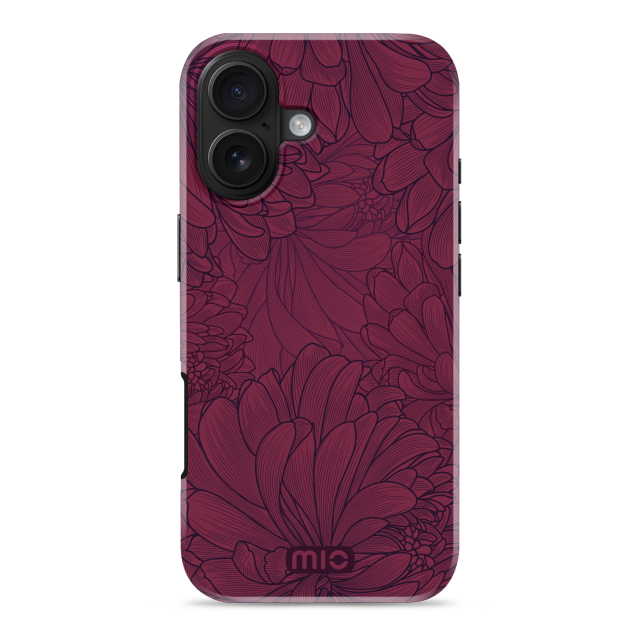 MIO MagSafe iPhone 17 hoesje Berry Blooms