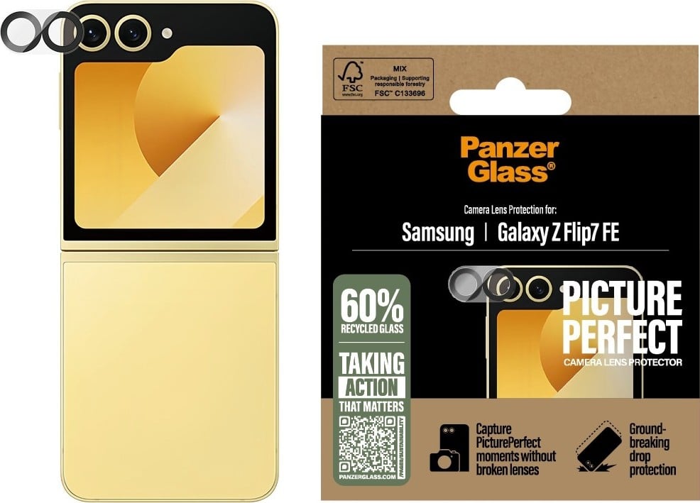 PanzerGlass PicturePerfect Galaxy Z Flip 7 FE camera protector