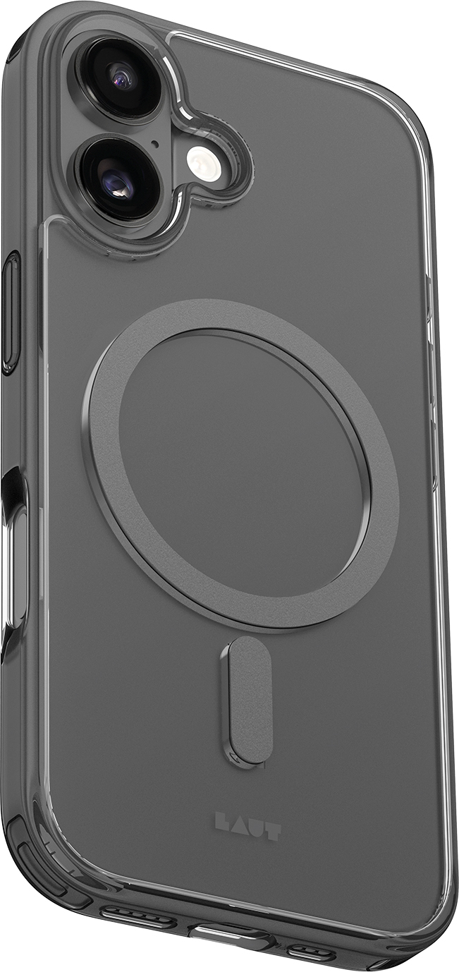 LAUT Crystal Fluro MagSafe iPhone 17 hoesje zwart