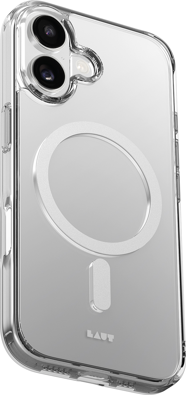 LAUT Crystal Fluro MagSafe iPhone 17 hoesje doorzichtig