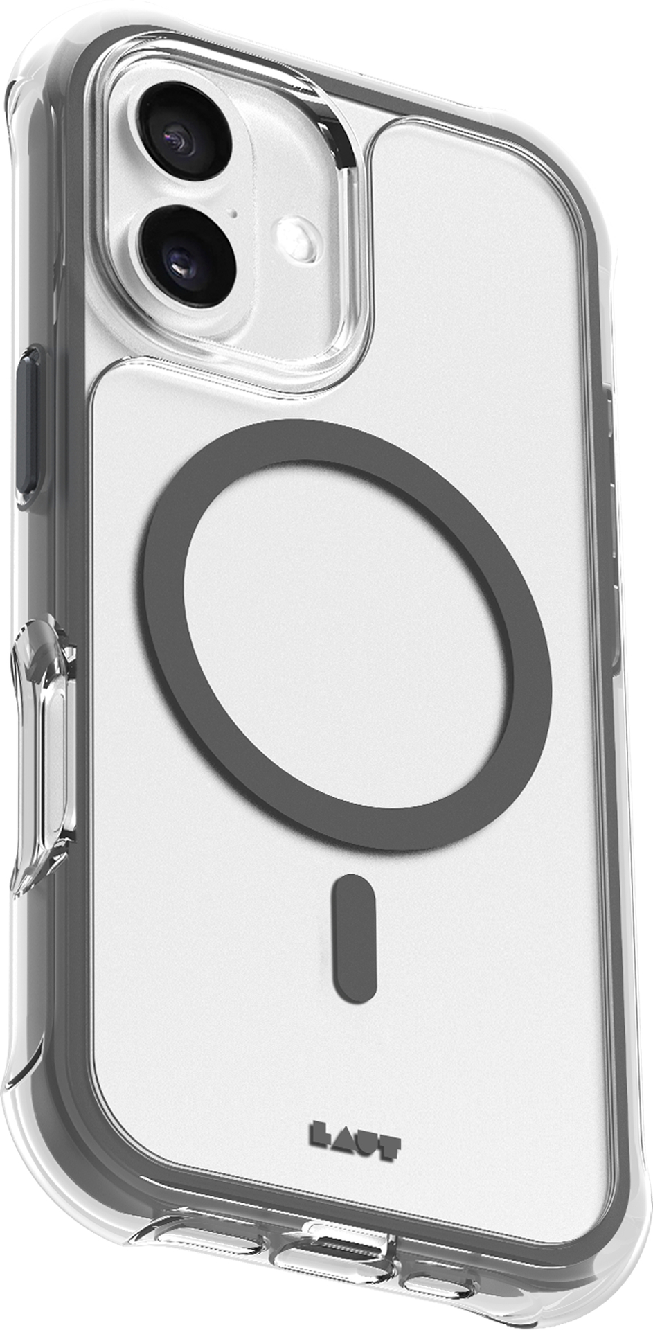 LAUT Aero Protect MagSafe iPhone 17 hoesje grijs