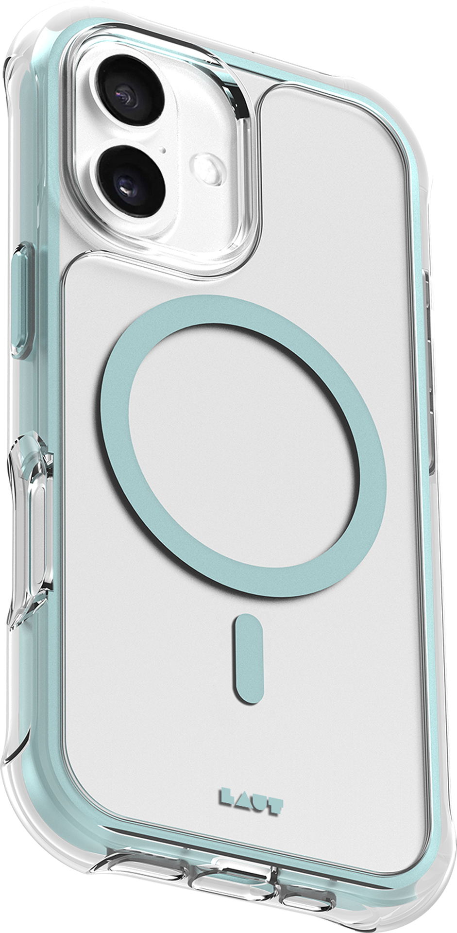 LAUT Aero Protect MagSafe iPhone 17 hoesje mint