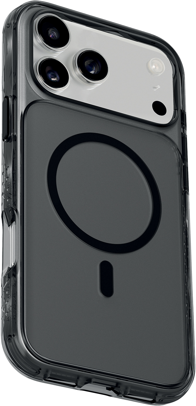 LAUT Crystal Matter X MagSafe iPhone 17 Pro hoesje zwart
